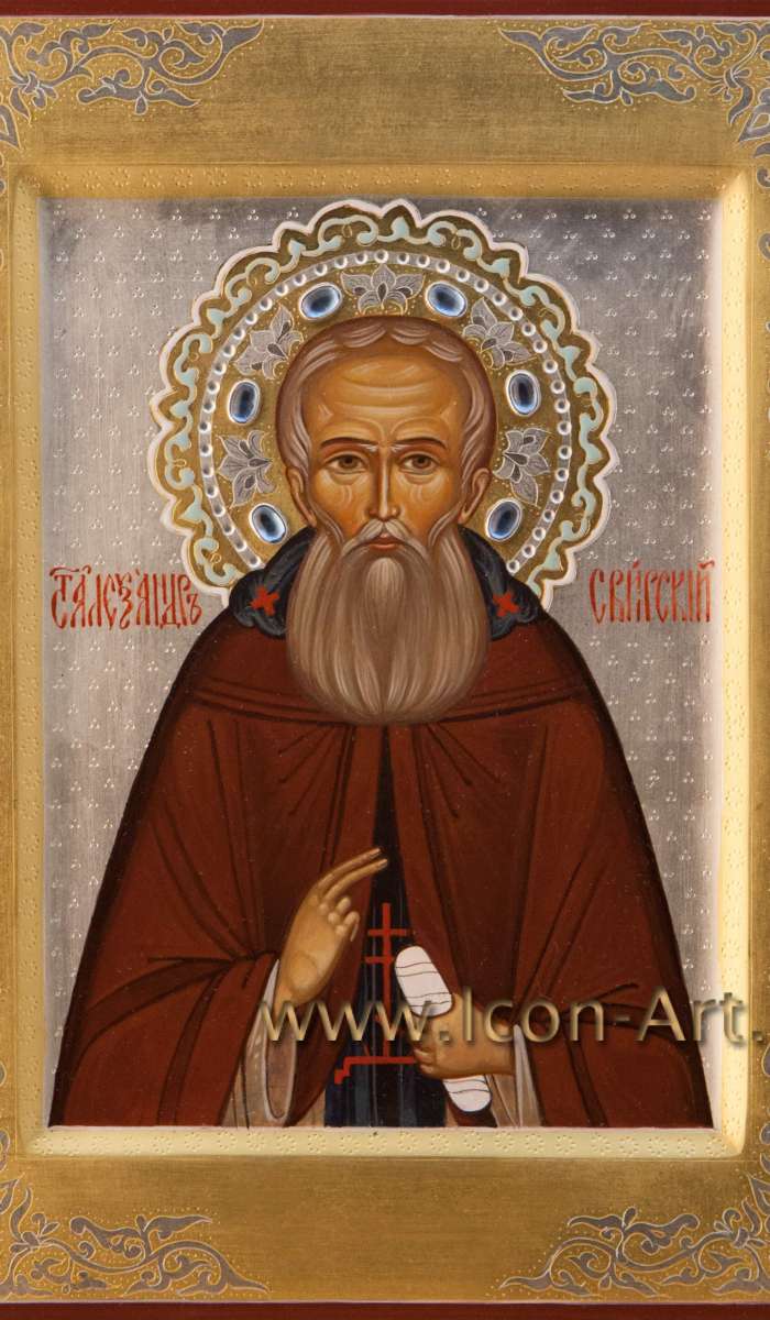 Фото: Святой преподобный Александр Свирский