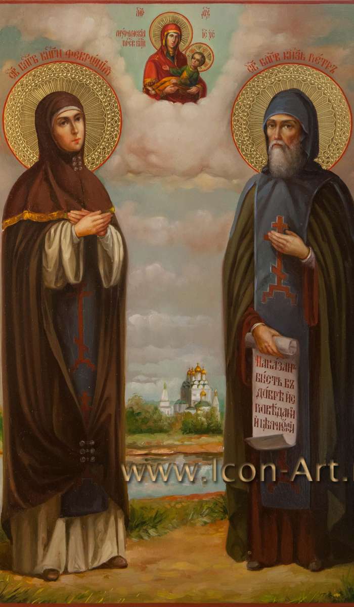 Фото: Святые преподобные Петр и Феврония Муромские