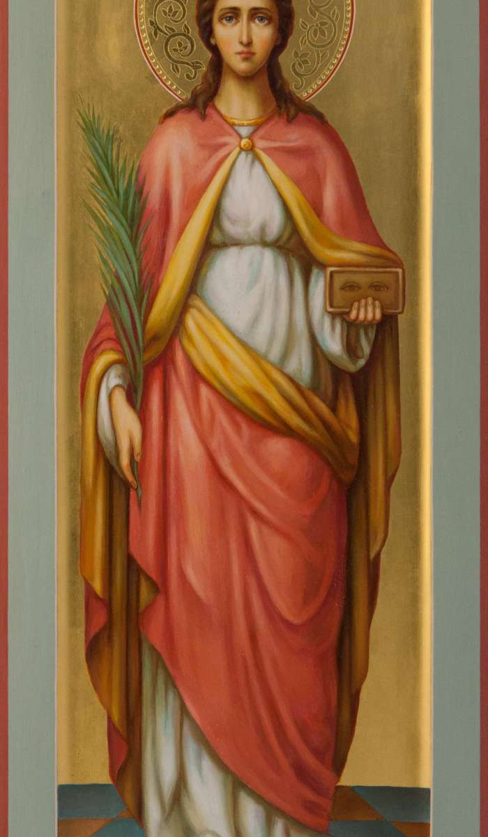 Фото:  Святая мученица Лукия Сиракузская