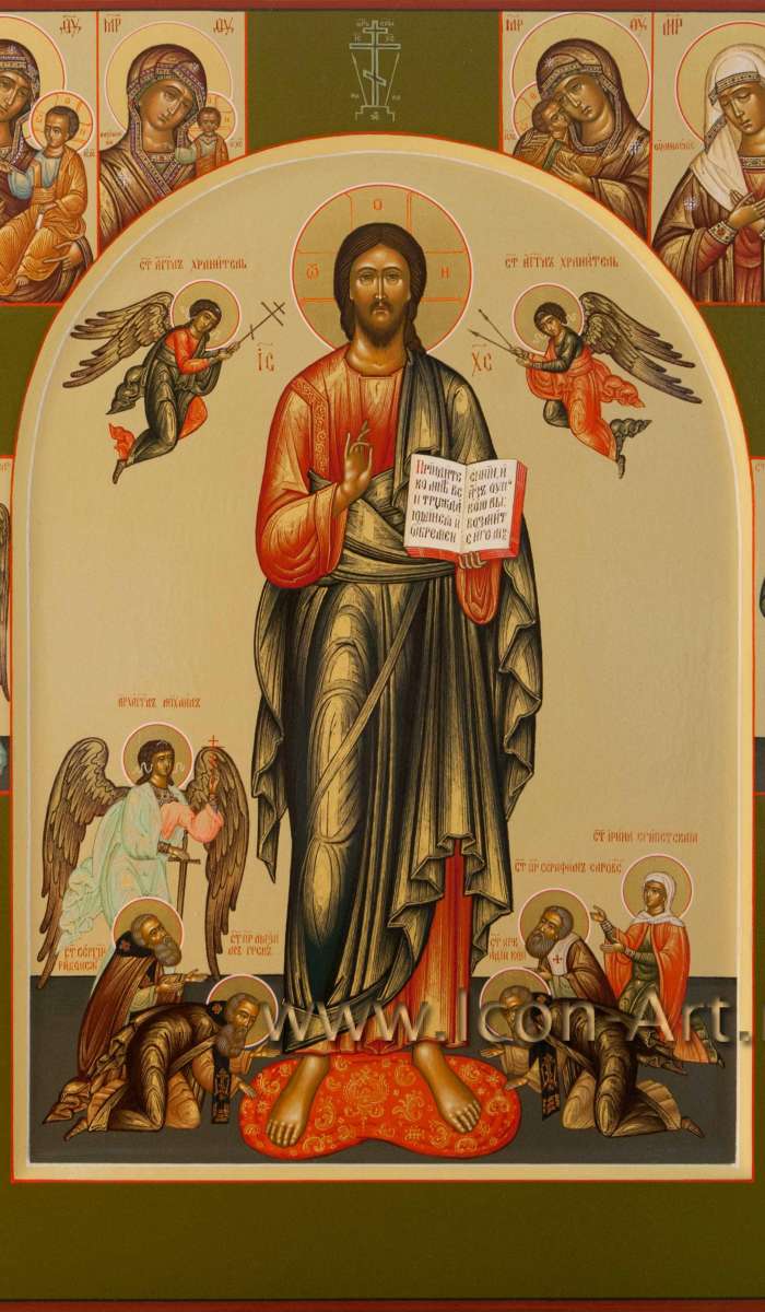 Фото: Спас Смоленский с избранными святыми