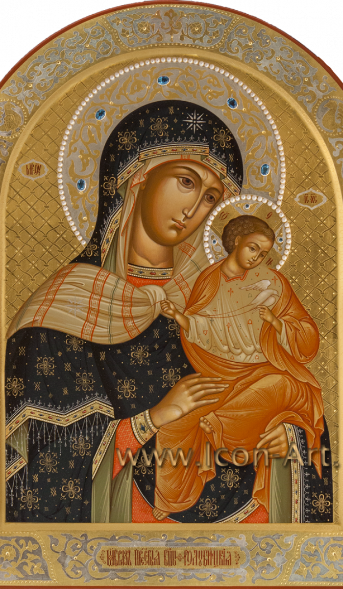 Фото: Икона Пресвятой Богородицы «Голубицкая»