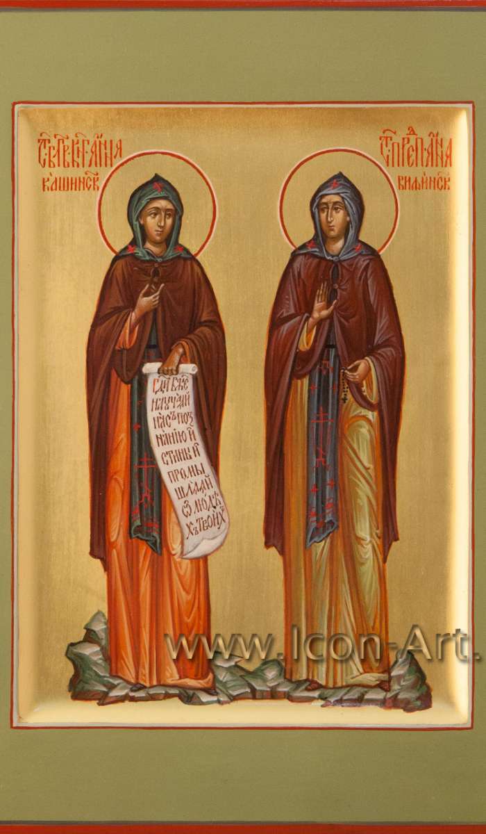 Фото: Святые преподобные Анна Кашинская и Анна Вифинская