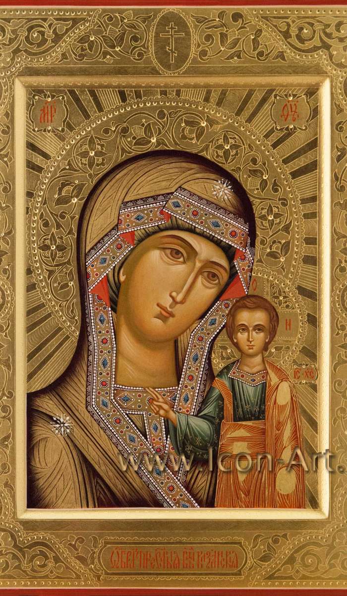 Фото: Икона Пресвятой Богородицы «Казанская»