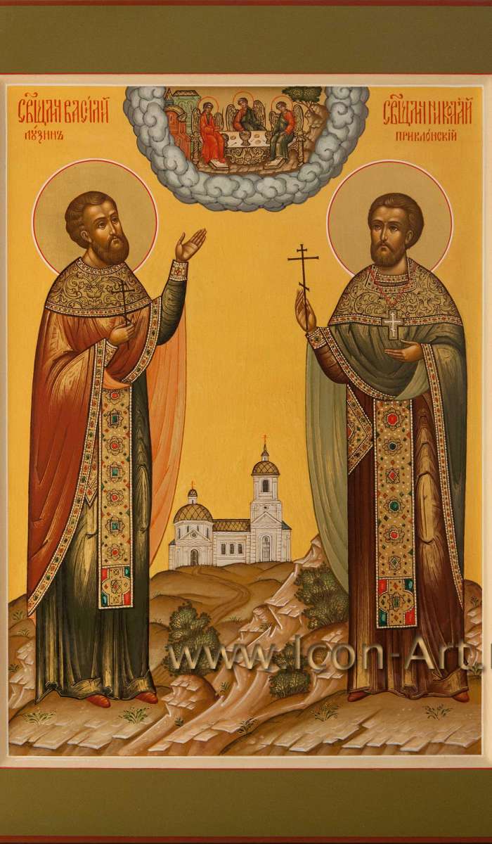 Фото: Святые священномученики Василий Лузин и Николай Приклонский 