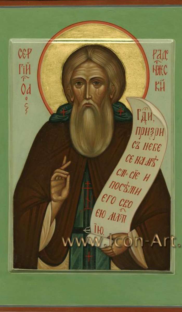 Фото: Святой прп. Сергий Радонежский