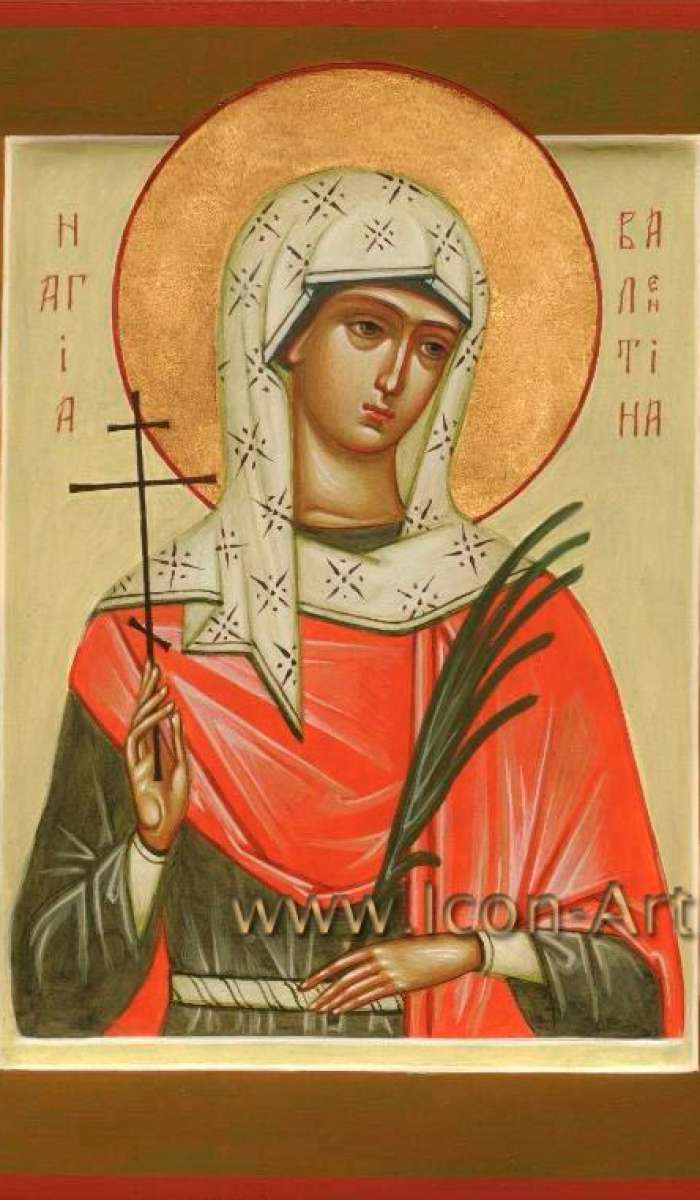 Фото: Святая Валентина Кесарийская (Палестинская), дева, мц. 