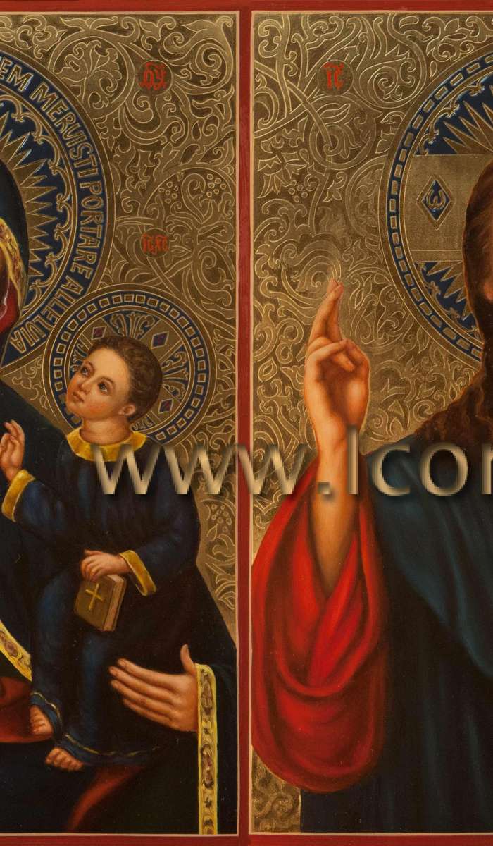 Фото: Венчальная пара с Богородицей «Армянская»