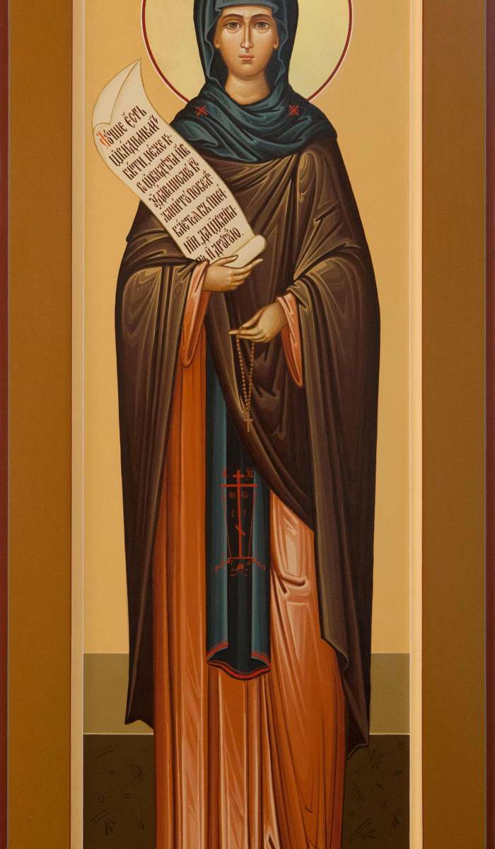 Фото: Святая преподобная Мелания Римская