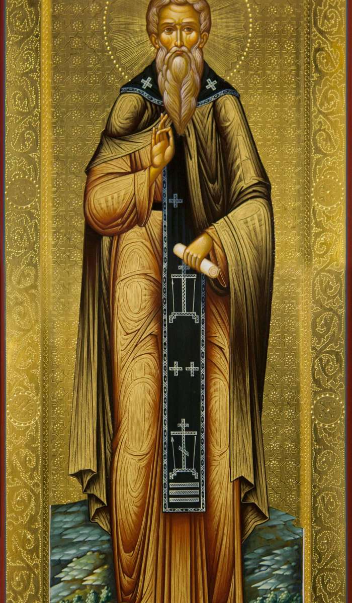 Фото: Святой преподобный Александр Константинопольский