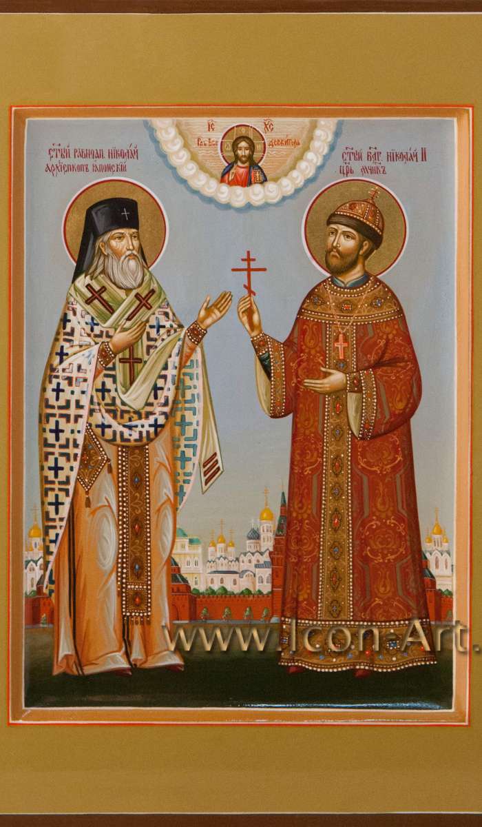Фото: Святитель Николай Японский и святой царь Николай II