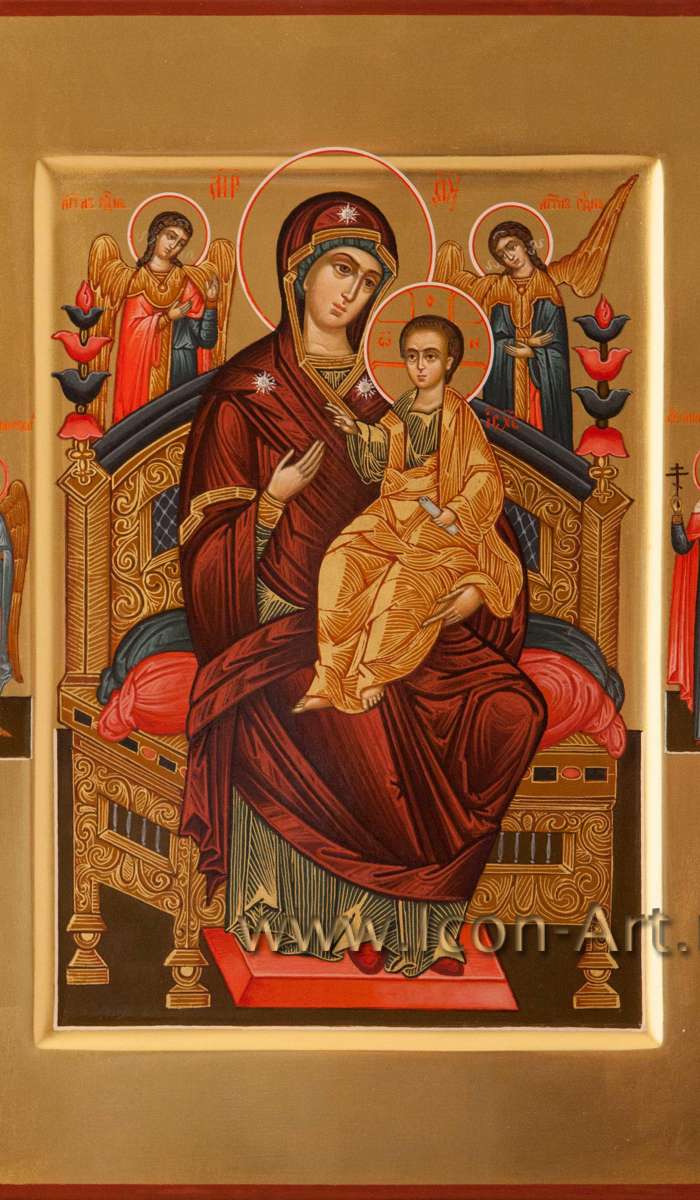 Фото: Пресвятая Богородица «Всецарица» с избранными святыми