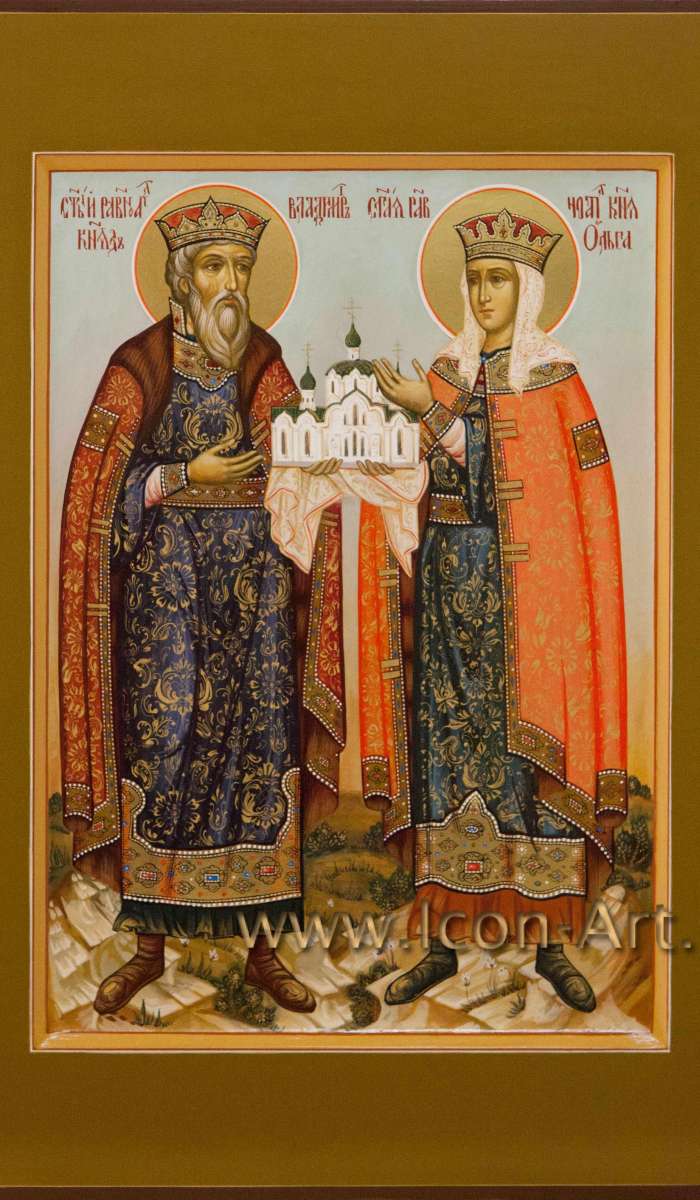 Фото: Святые равноапостольные князья Владимир и Ольга