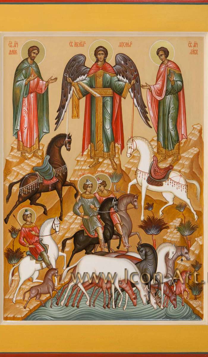 Фото: Чудо Архангела Михаила о Флоре и Лавре