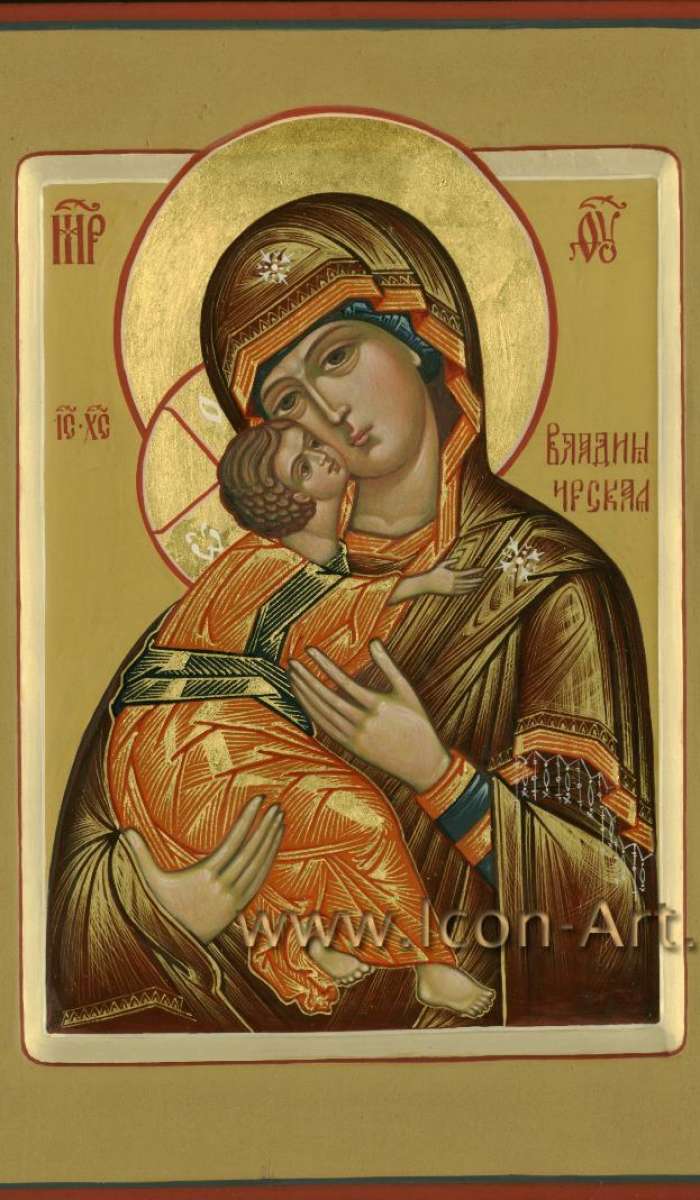 Фото: Образ Пресвятой Богородицы Владимирская.