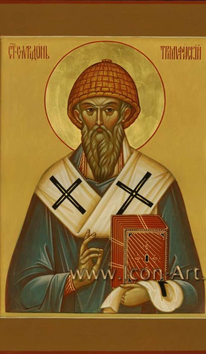 Фото: Святой епископ Спиридон Тримифунтский