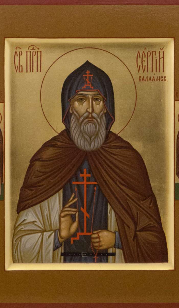 Фото: Святой препощобный Сергий Валаамский
