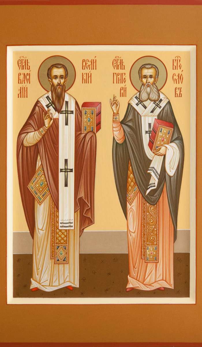 Фото: Святитель Василий Великий и Григорий Богослов
