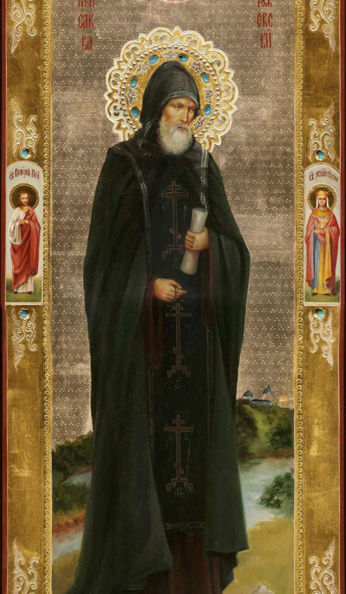 Фото: Святой прп. Савва Сторожевский