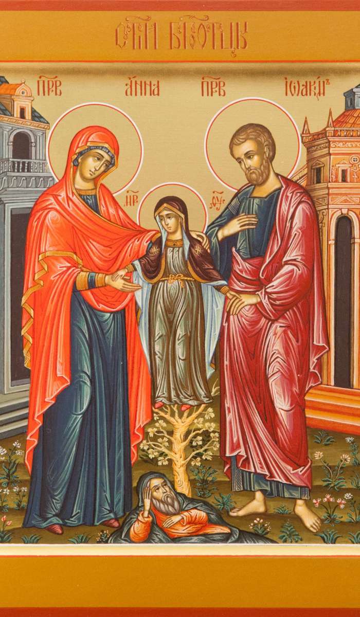 Фото: Святые праведные Иоаким и Анна