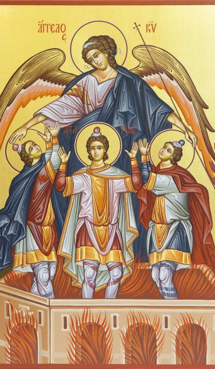 Фото: Три отрока в печи вавилонской