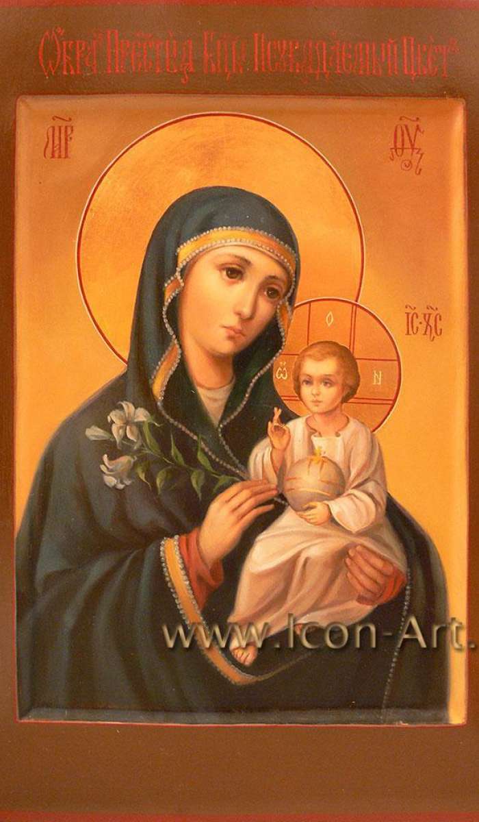 Фото: Икона Пресвятой Богородицы «Неувядаемый Цвет»