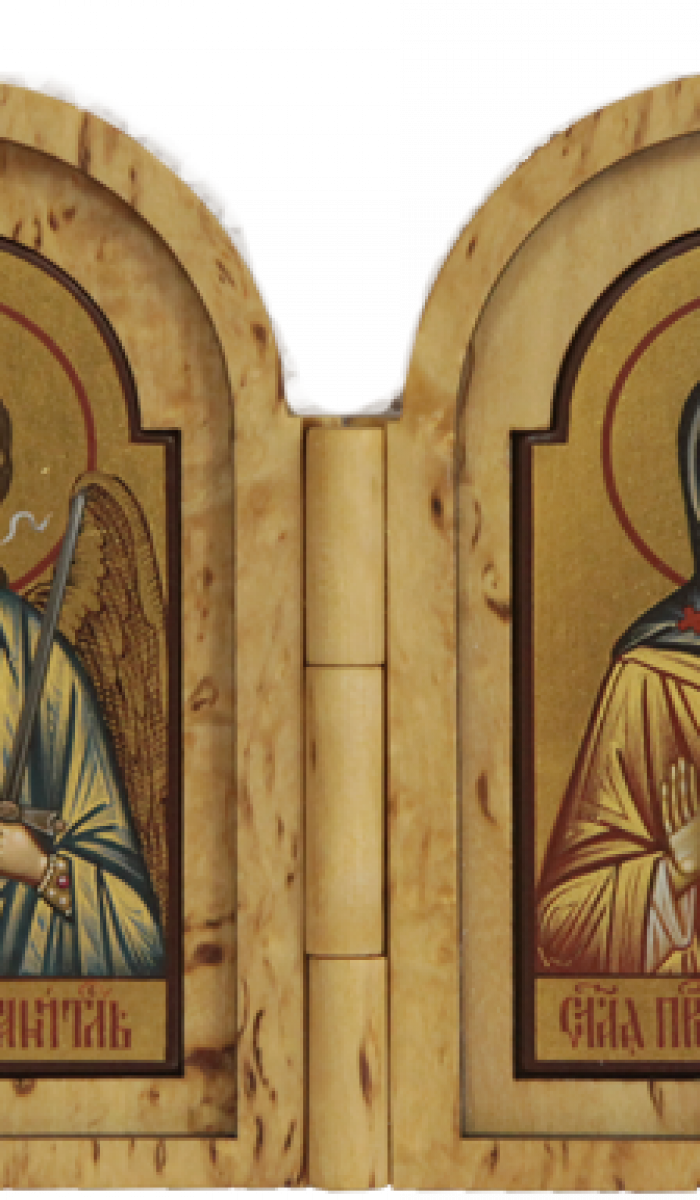 Фото: Святой Ангел Хранитель и преподобная Мария Хиданская