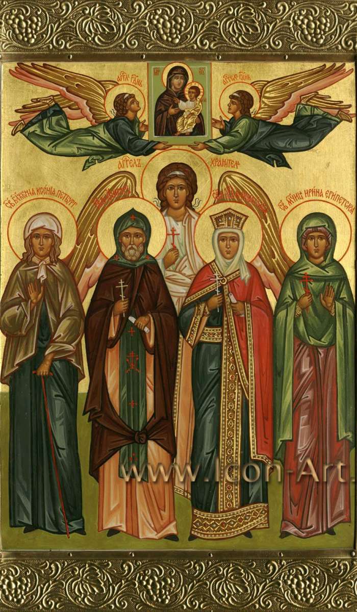 Фото: Семейная икона с избранными святыми