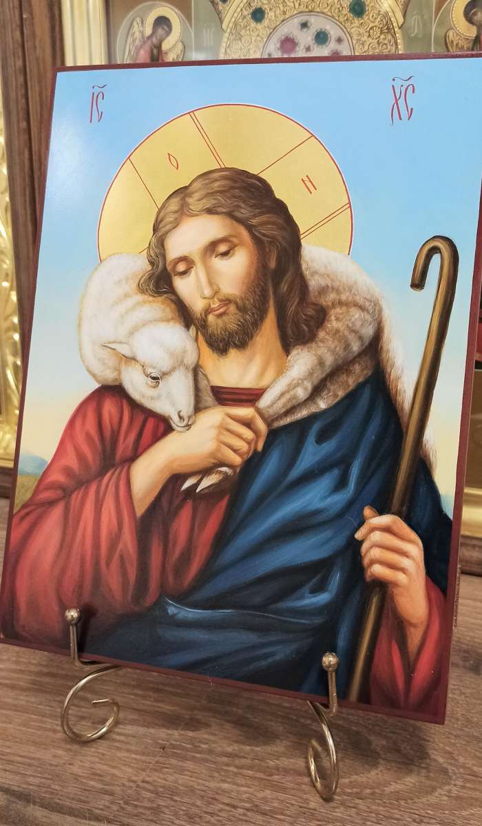 Фото: Икона Спасителя Добрый Пастырь