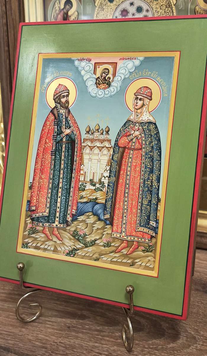 Фото: Икона святых Петра и Февронии Муромских