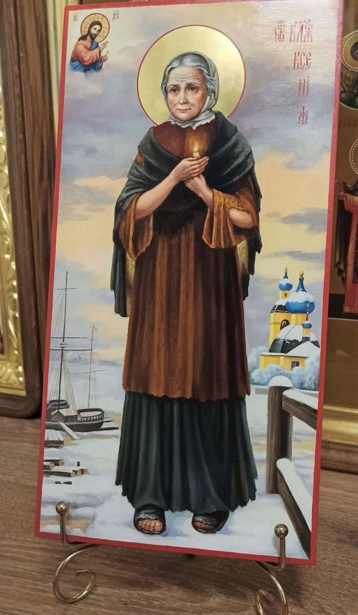 Фото: Икона святой блаженной Ксении Петербуржской