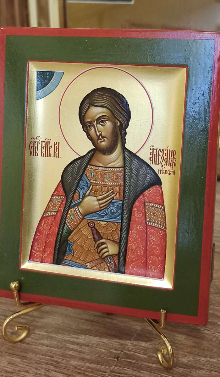 Фото: Икона святого князя Александра Невского