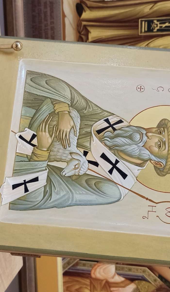 Фото: Икона святого Спиридона Тримифунтского