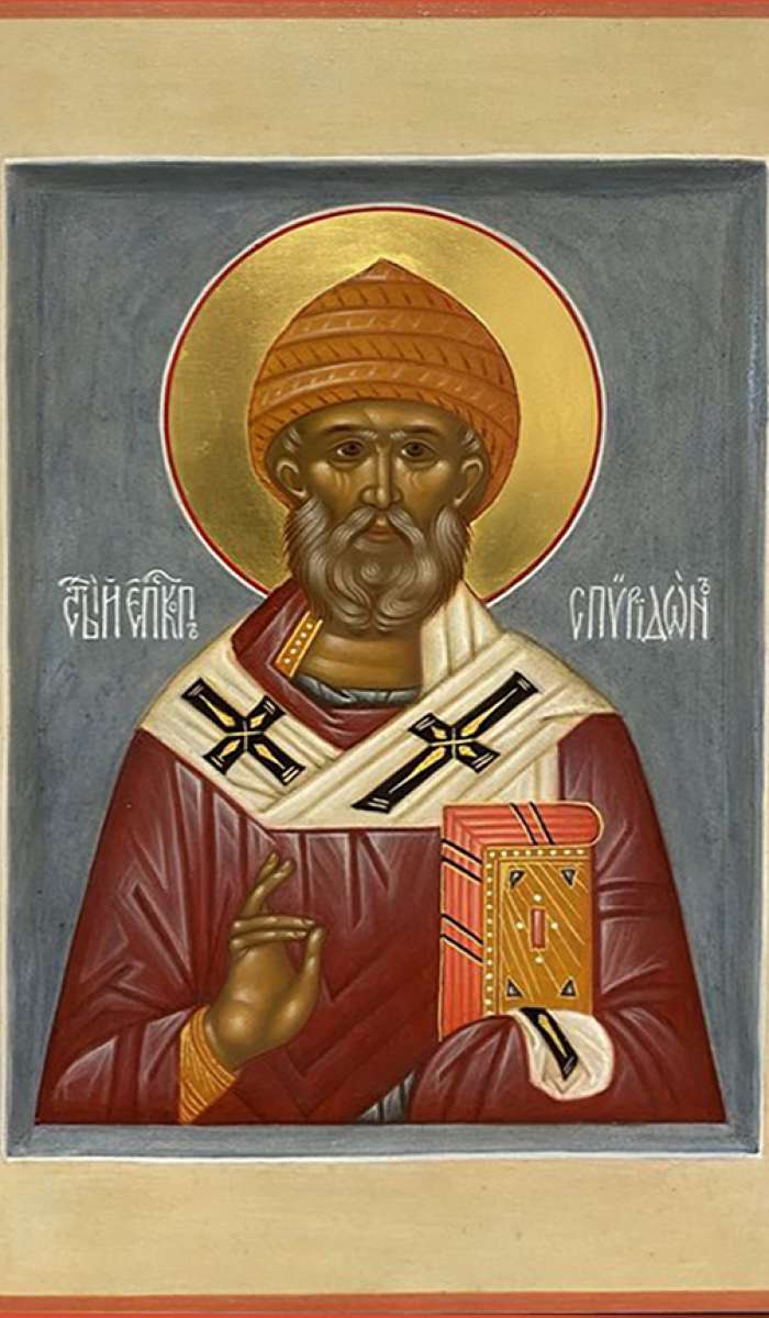 Фото: Икона святого Спиридона Тримифунтского