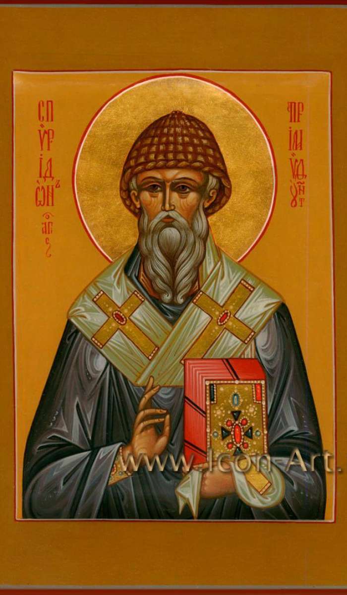 Фото: Святой епископ Спиридон Тримифунтский