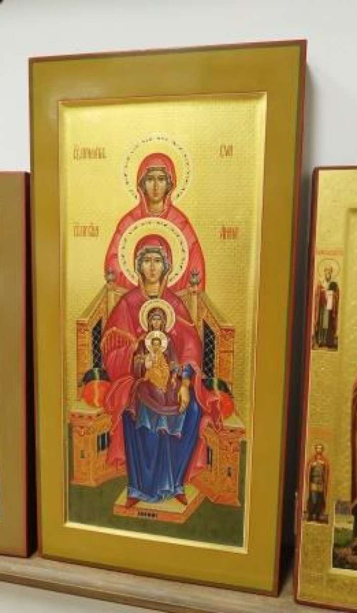 Фото: Икона праматери Евы, праведной Анны и Пресвятой Богородицы
