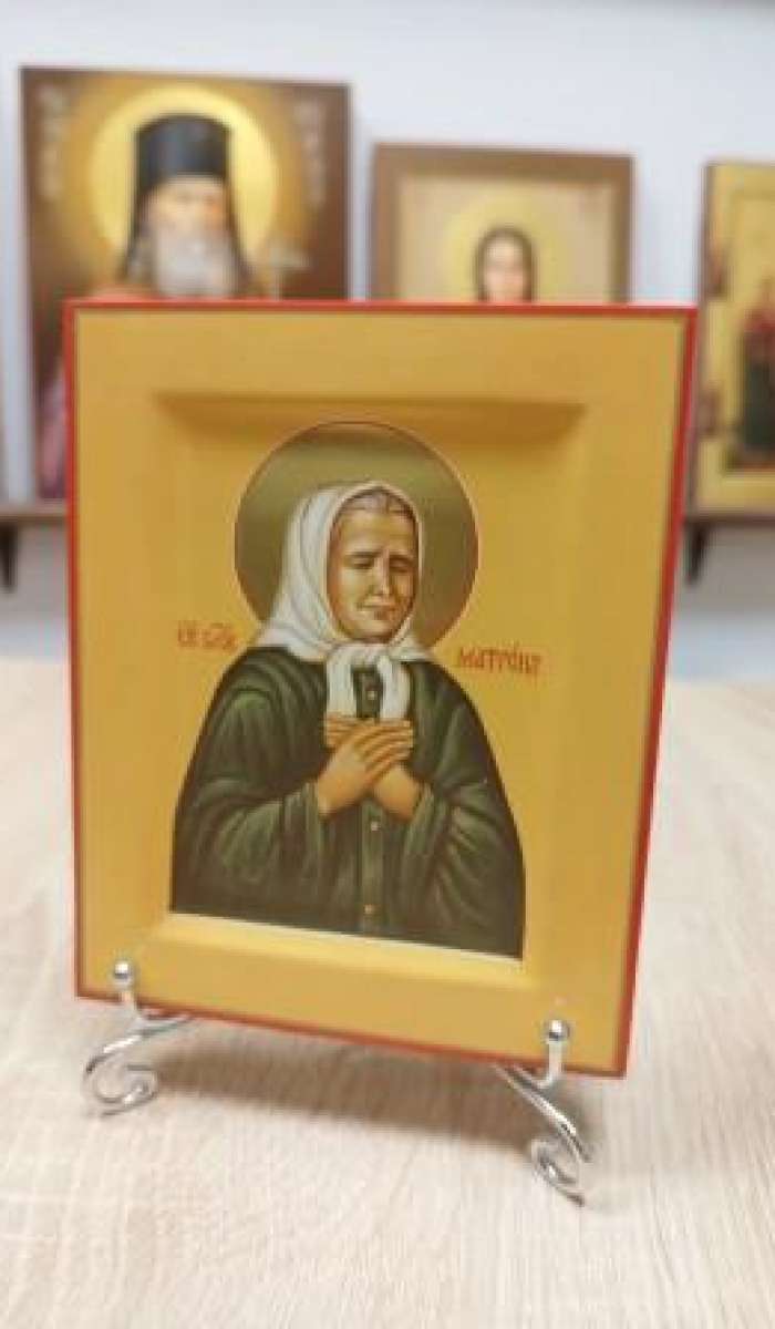 Фото: Икона святой блаженной Матроны Московской