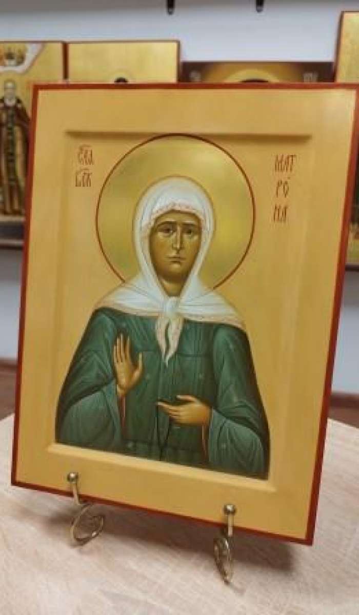 Фото: Икона святой блаженной Матроны Московской