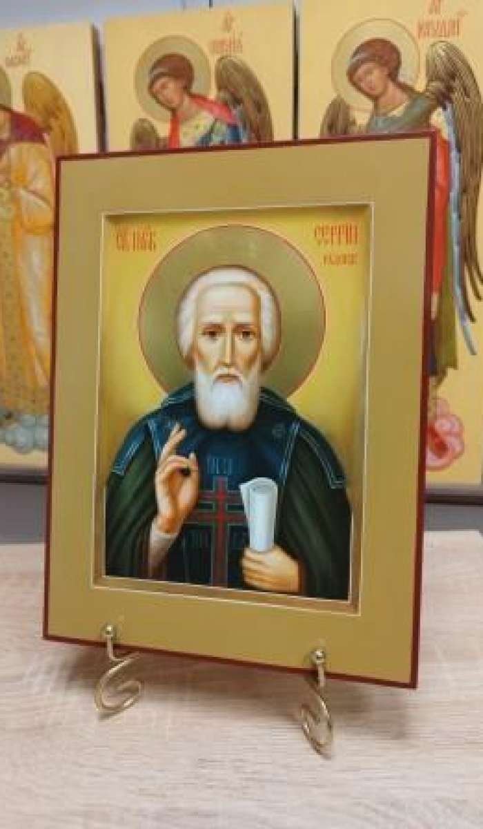 Фото: Икона преподобного Сергия Радонежского