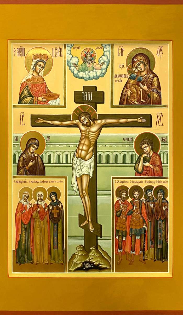 Фото: Распятие Господа нашего Иисуса Христа с предстоящими