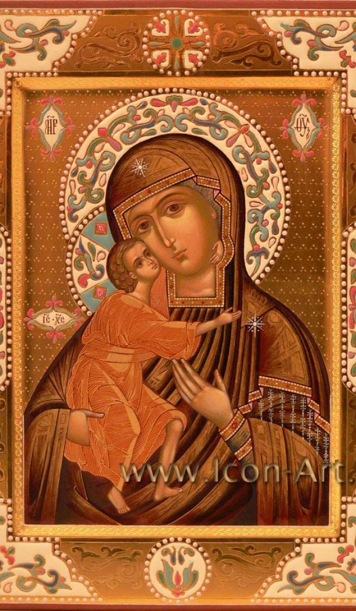 Фото: Икона Пресвятой Богородицы «Феодорвская»