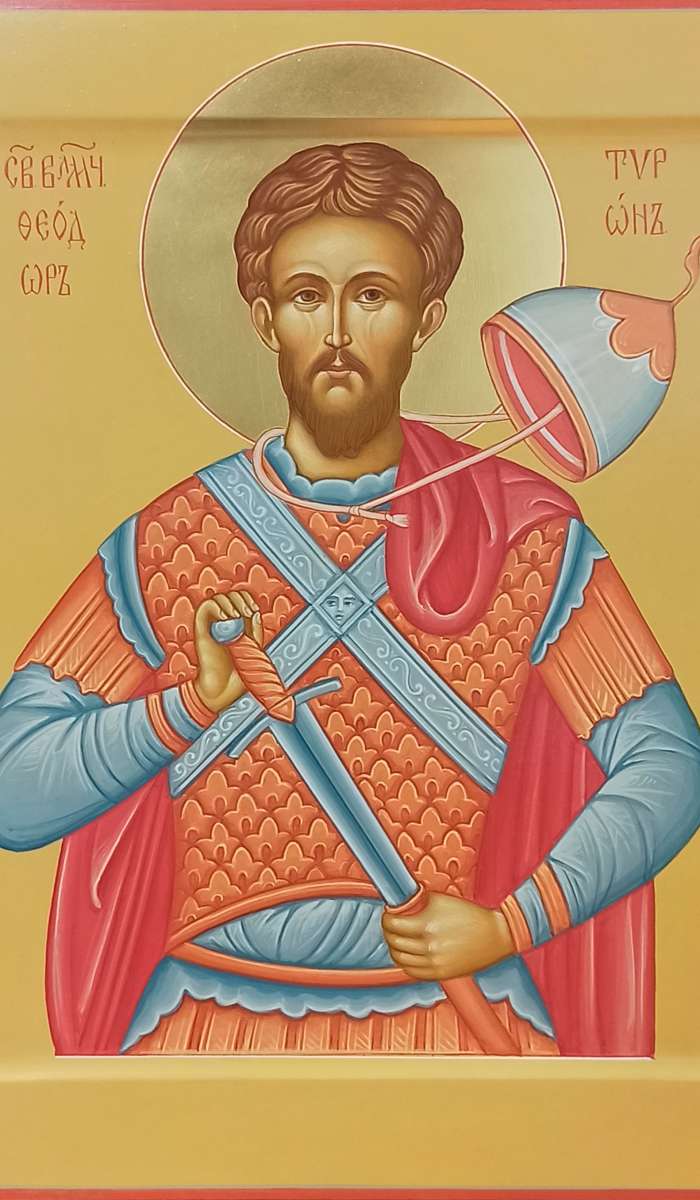 Фото: Святой великомучненик Феодор Тирон