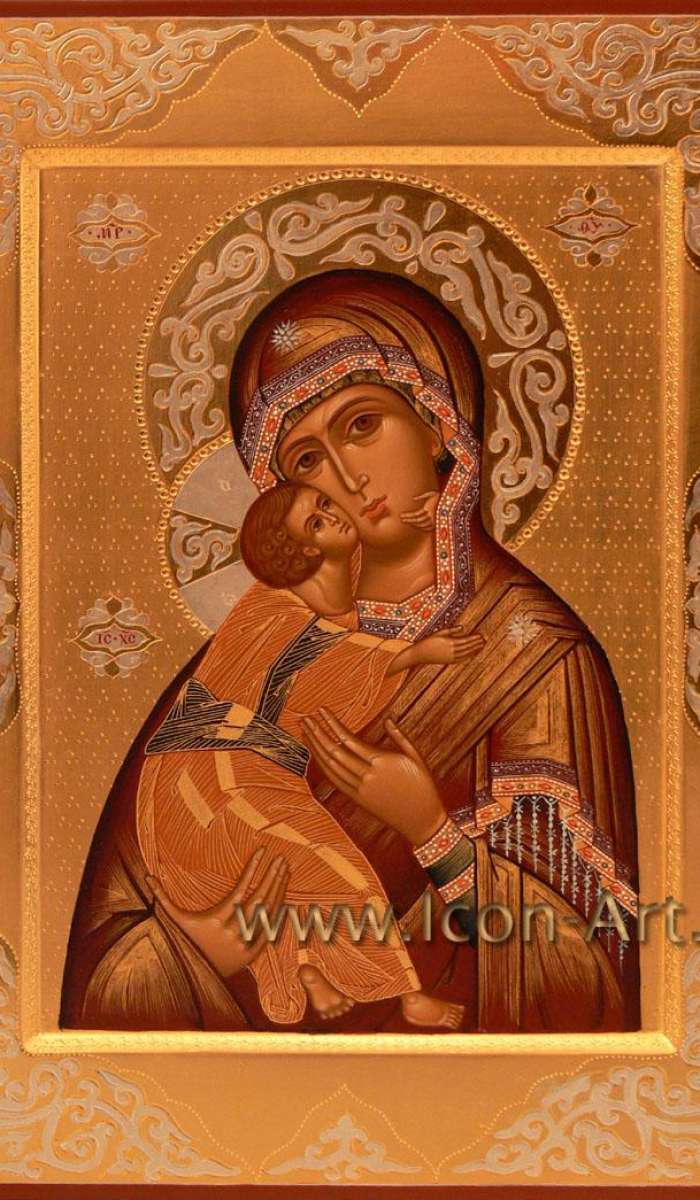 Фото: Икона Пресвятой Богородицы «Владимирская»