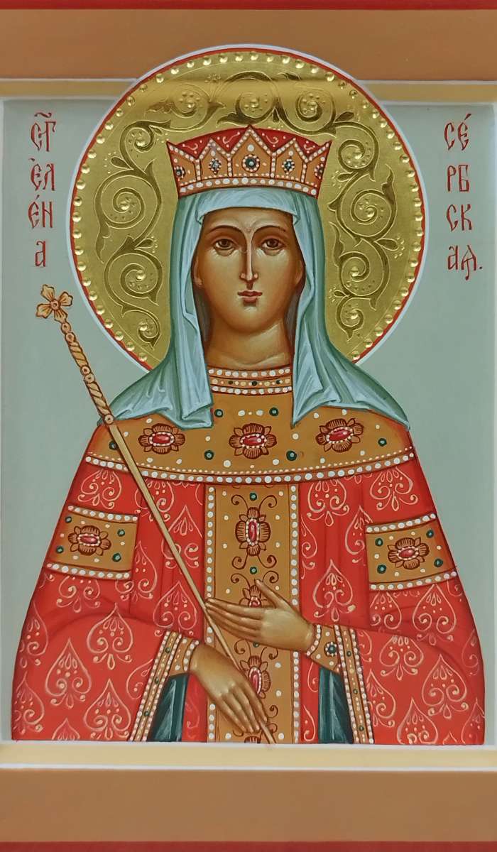 Фото: Святая царица Елена Сербская