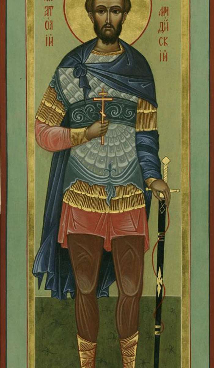 Фото: Мерная икона. Святой Анатолий Никомедийский мученик