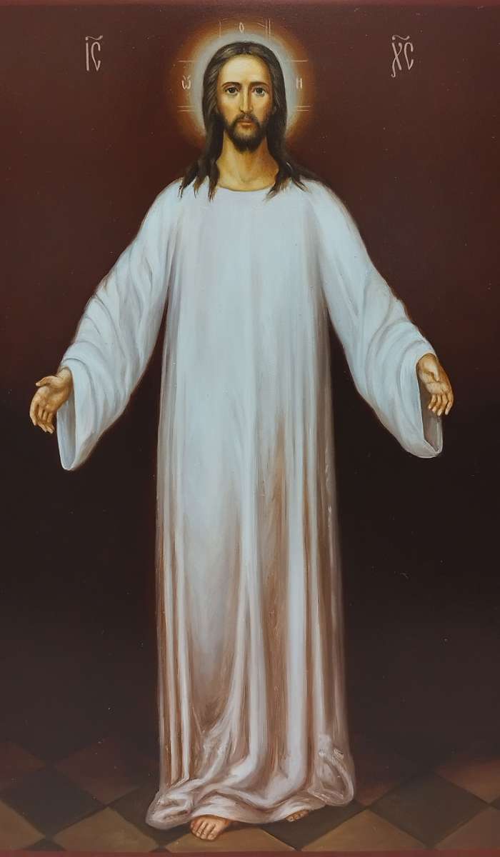 Фото: Господь Вседержитель в белом хитоне