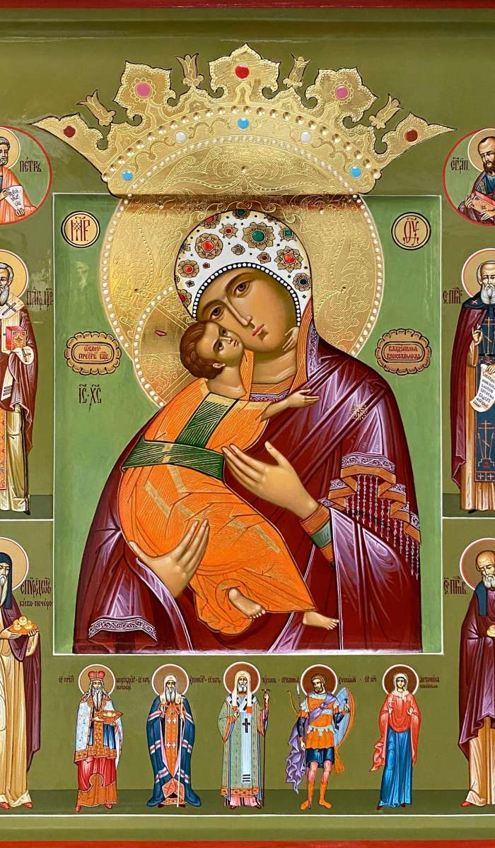 Фото: Пресвятая Богородица "Владимирская-Волоколамская""