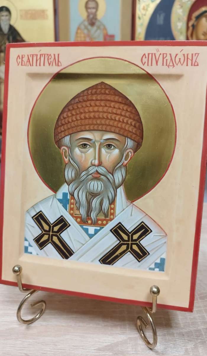 Фото: Икона святого Спиридона Тримифунтского