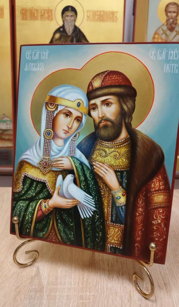 Фото: Святые благоверный князь Петр и княгиня Феврония Муромские