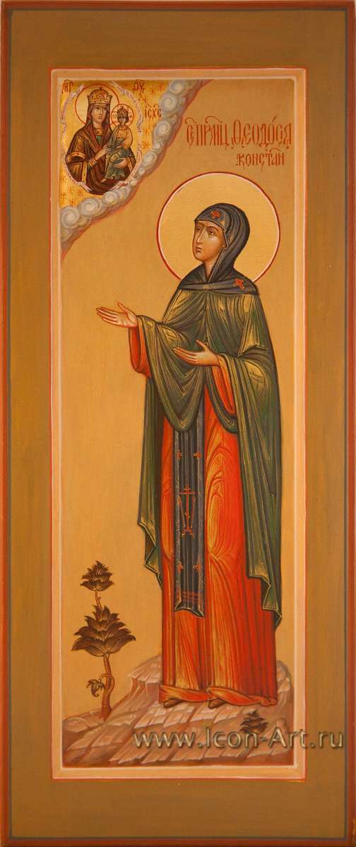 Фото: Святая преподобномученица Феодосия Константинопольская