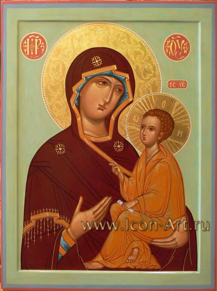 Фото: Образ Пресвятой Богородицы Тихвинская.